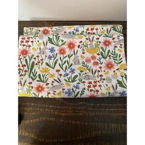 The Farmhouse Rachel Ashwell Spring Easter Pastel Plaid Reversible Table Runner